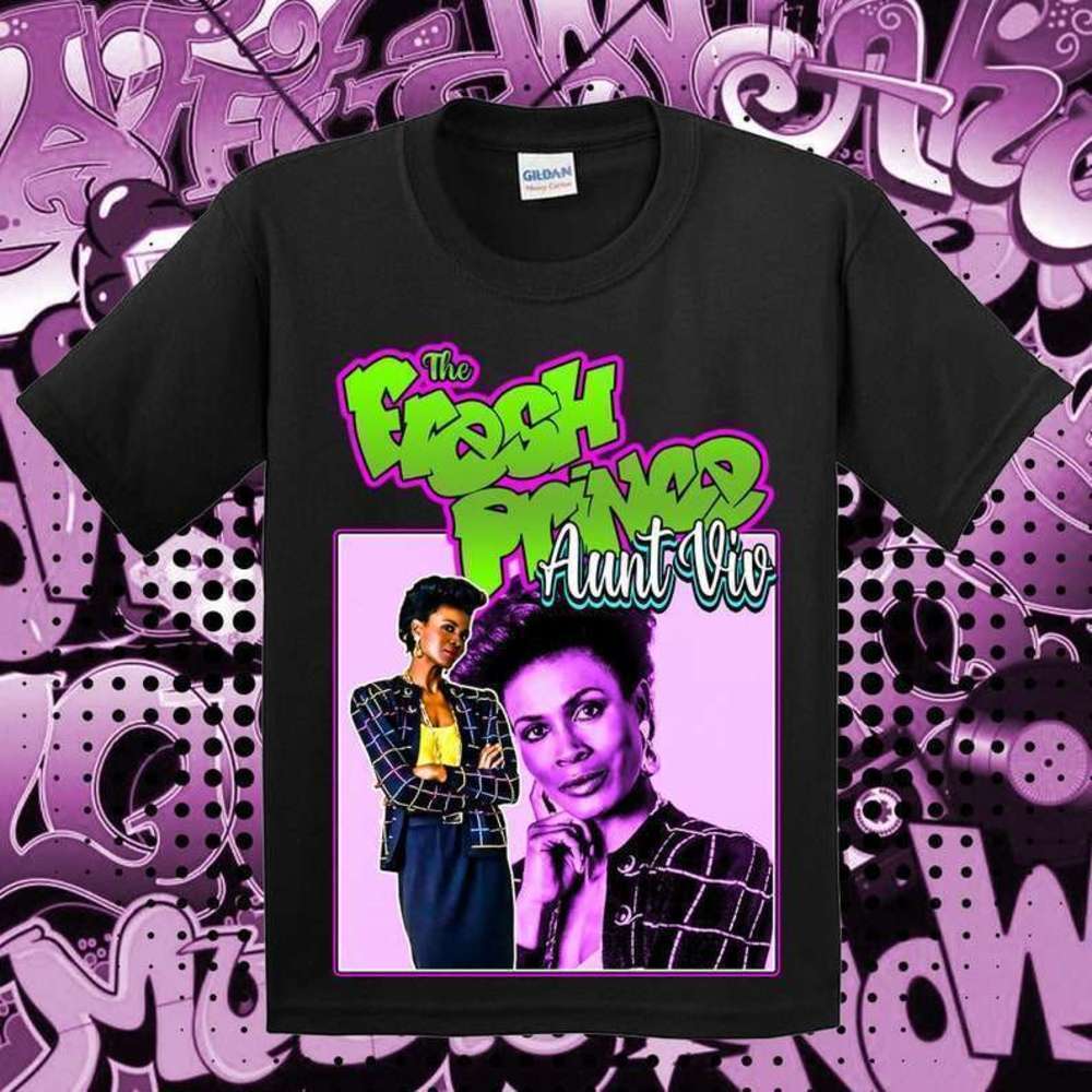 Aunt Viv Fresh Prince Bel Air Retro TV Show Fan T-Shirt